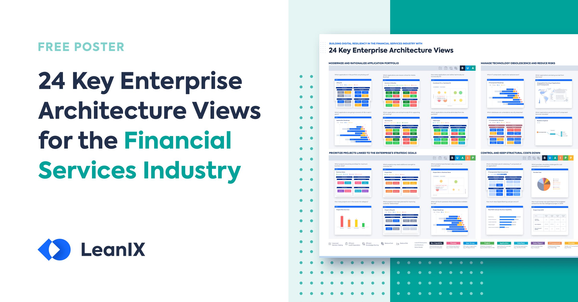 24 Key Enterprise Architecture Views for Financial Services